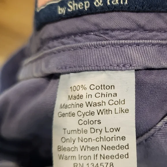 Vineyard Vines Men's Periwinkle Casual Cotton Chino Pants Size 32x30 - Picture 4 of 4